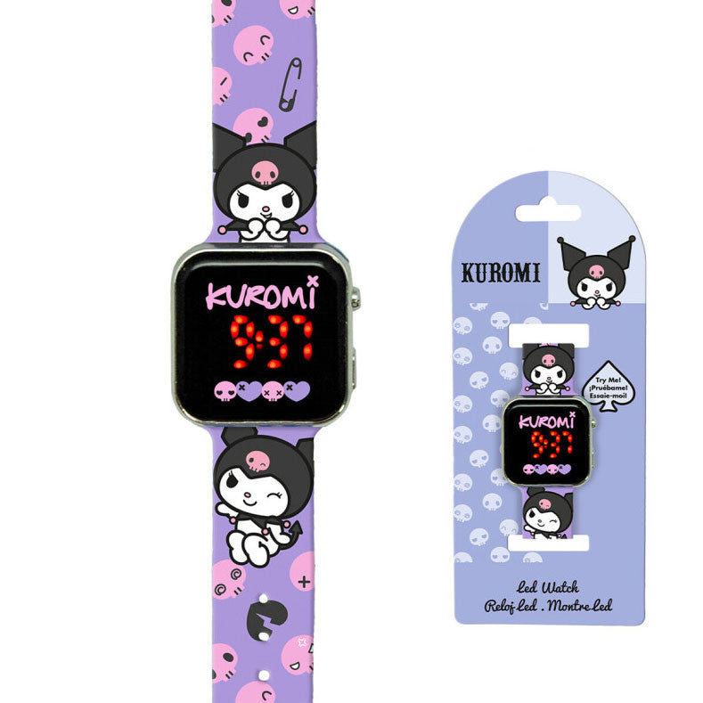 Hello Kitty Kuromi digitale LED-Uhr