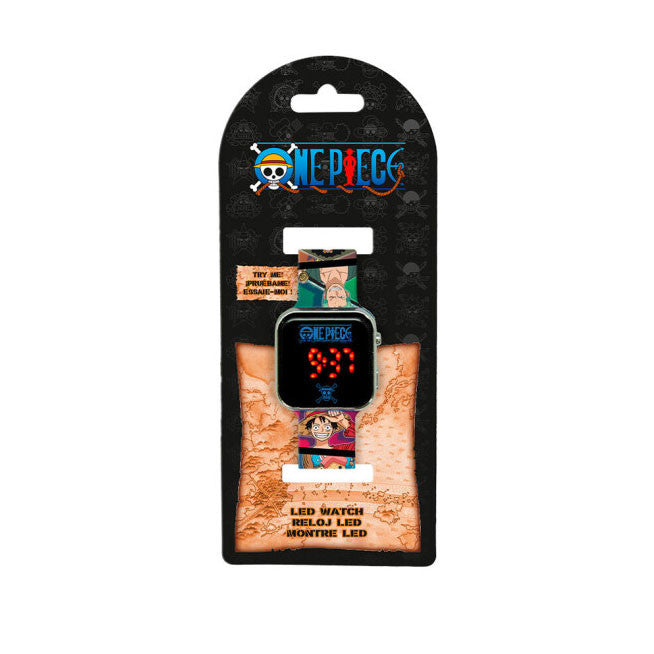 One Piece digitale LED-Uhr