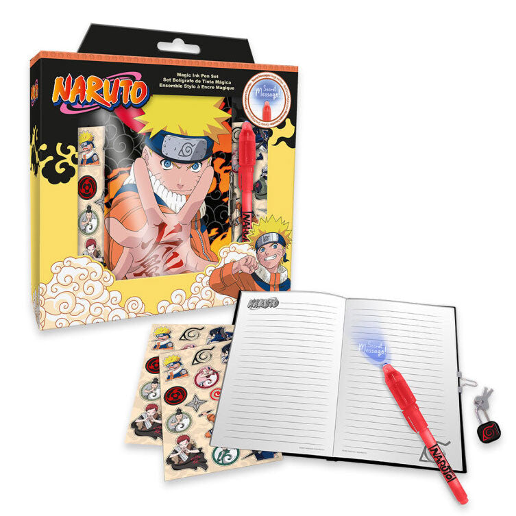 Naruto Tagebuch + magisches Stift-Set
