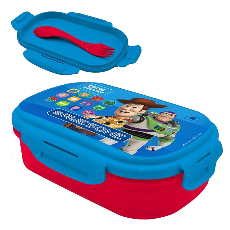 Disney Toy Story Awesome Brotdose + Besteckset