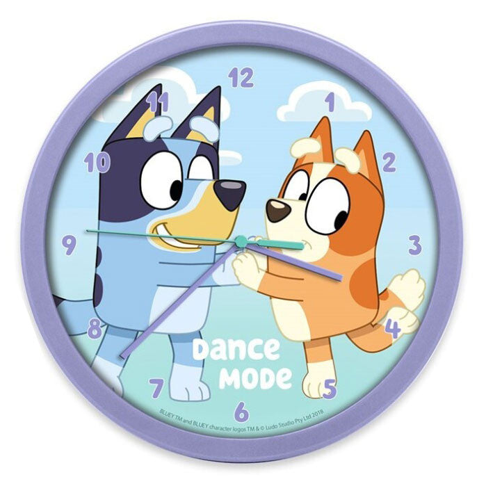 Bluey Dance Mode Wanduhr 25 cm