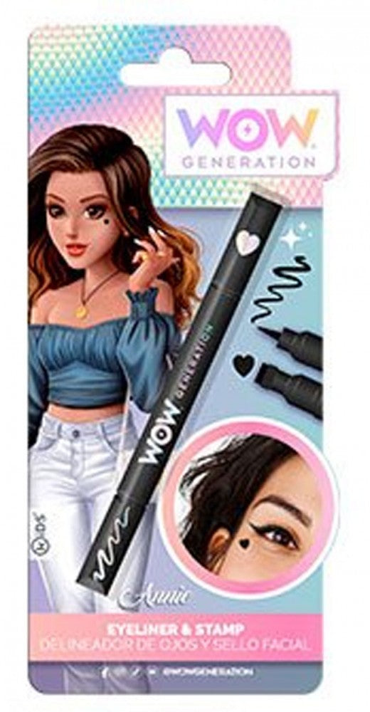 WOW Generation schwarzer Eyeliner und Stempelset
