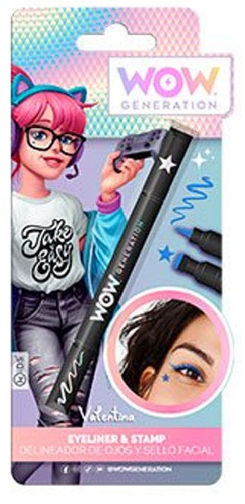 WOW Generation blauer Eyeliner und Stempelset