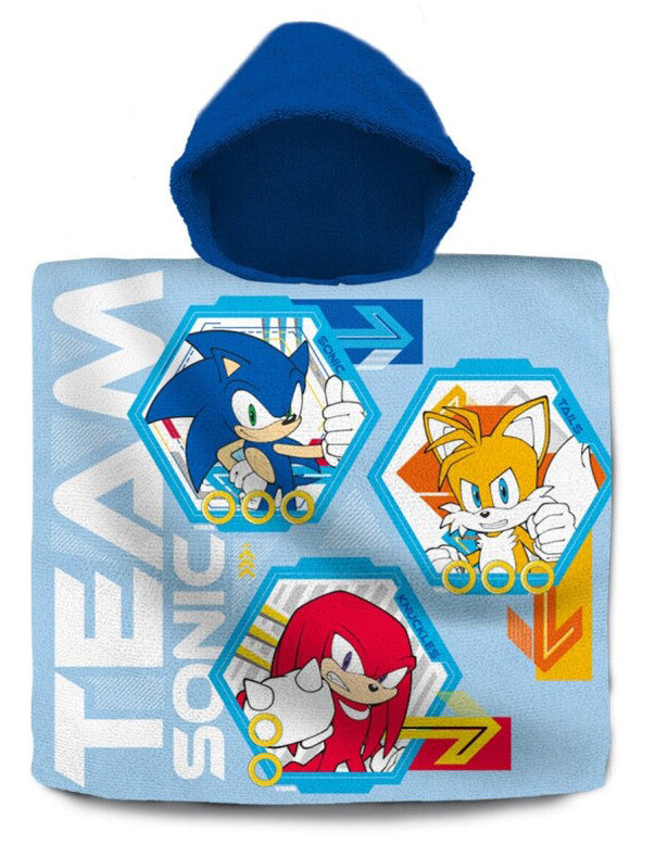 Sonic the Hedgehog Team Sonic the Hedgehog Strandhandtuch Poncho 60x120 cm