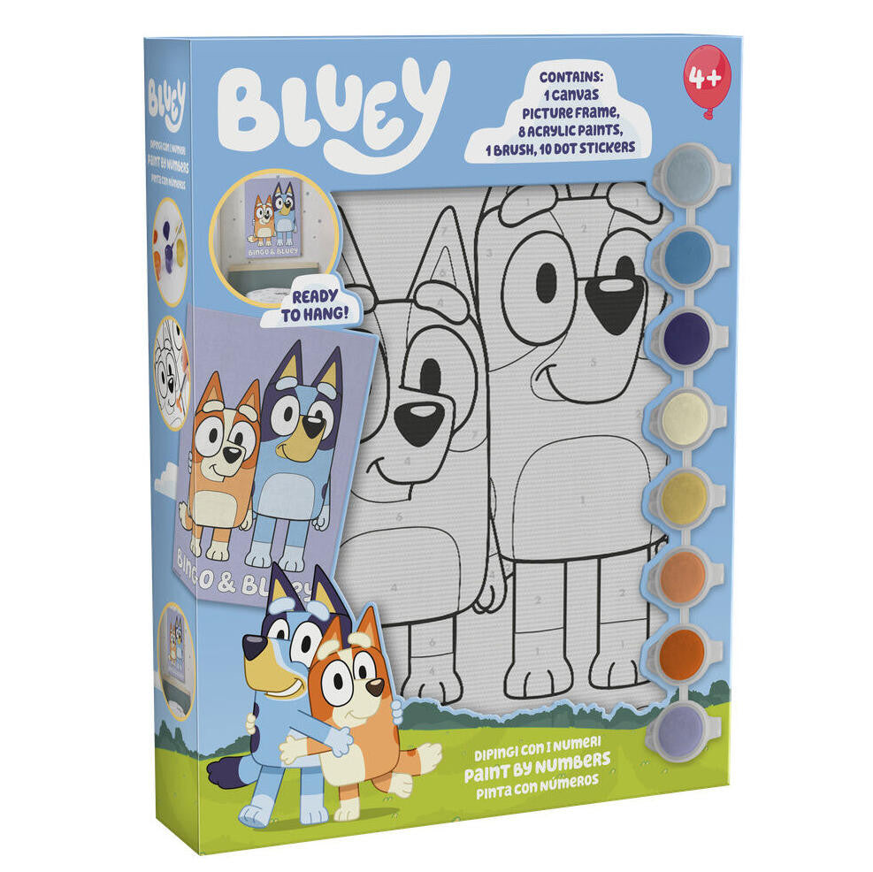 Bluey Friend Zahlreiches Malset
