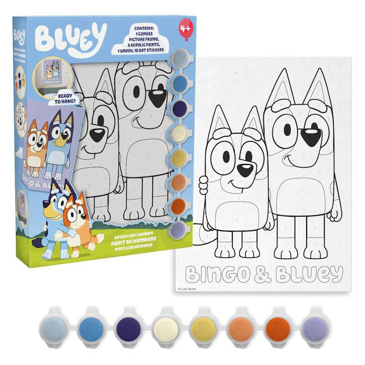 Bluey Friend Zahlreiches Malset