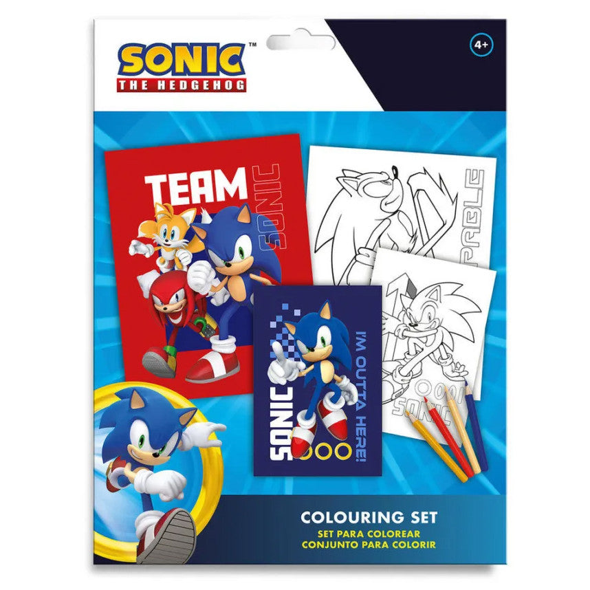 Sonic the Hedgehog Outta Here Malset mit Aufklebern