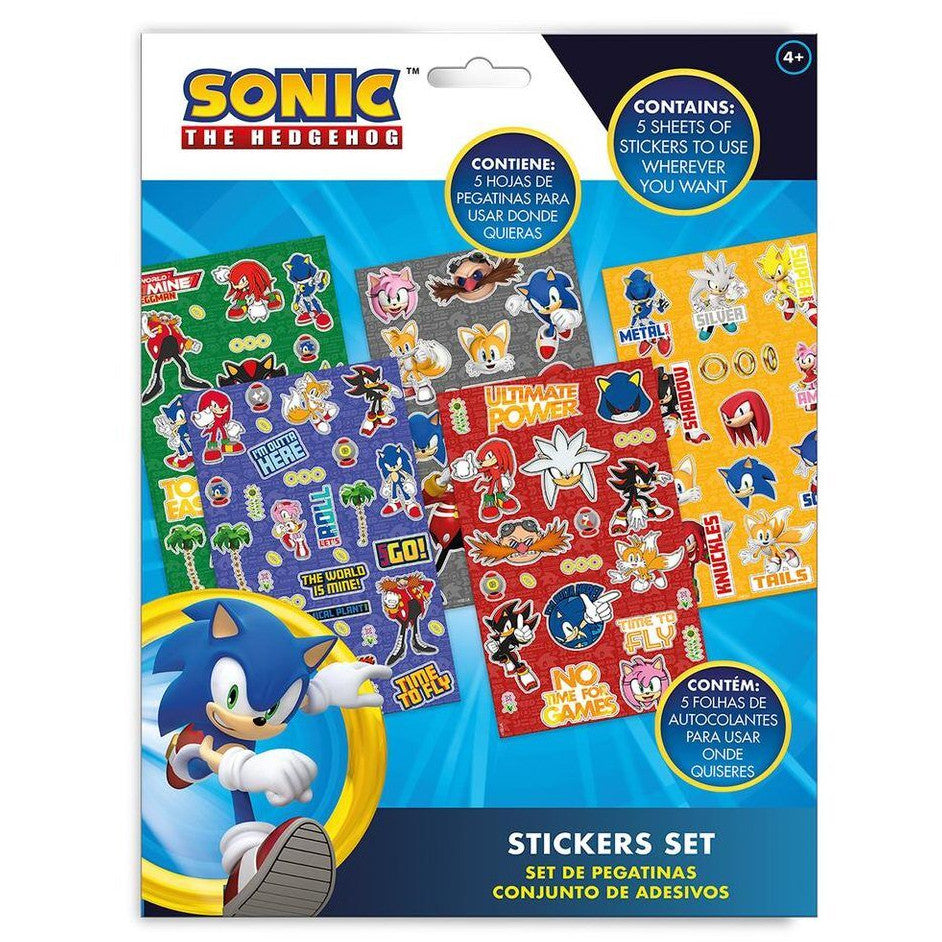 Sonic the Hedgehog Outta Here Aufkleber Set 5 Blätter