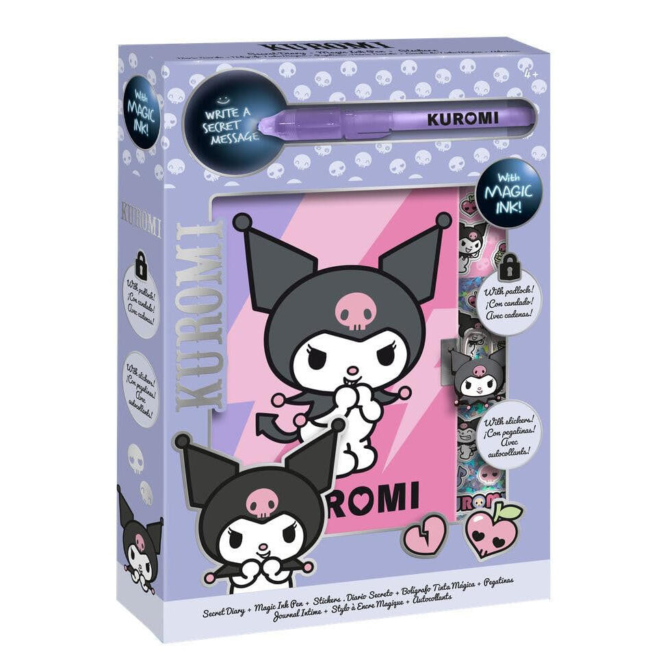 Hello Kitty Kuromi Notizbuch + magischer Stift Set