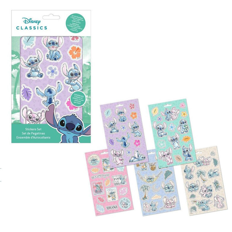 Disney Lilo und Stitch Cheeky Aufkleberset 5 Blätter