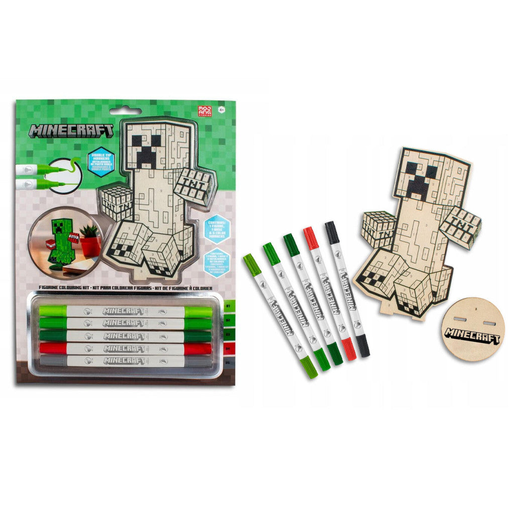 Minecraft TNT bemalbare Holz 2D Figur