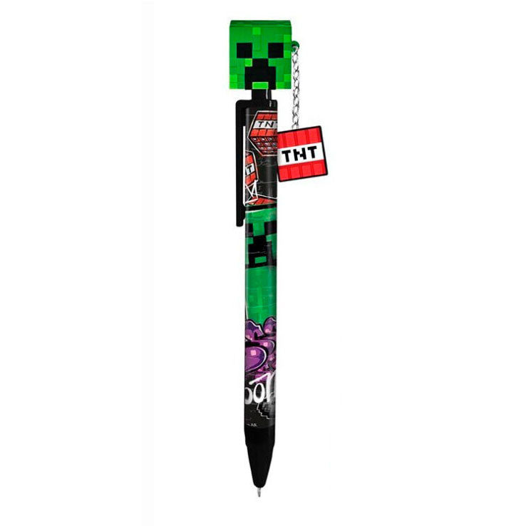Minecraft Boom Stift mit Dekoration