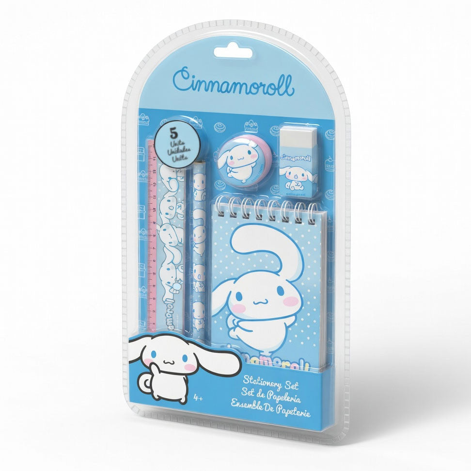 Hello Kitty Cinnamoroll Schreibwarenset 5-teilig