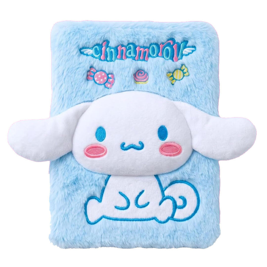 Hello Kitty Cinnamoroll plüss A5 notesz, jegyzetfüzet