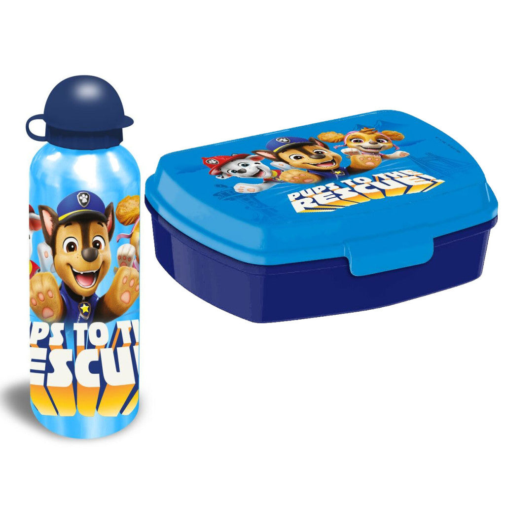 Paw Patrol Duty Calls Sandwich-Box + Aluminiumflaschenset
