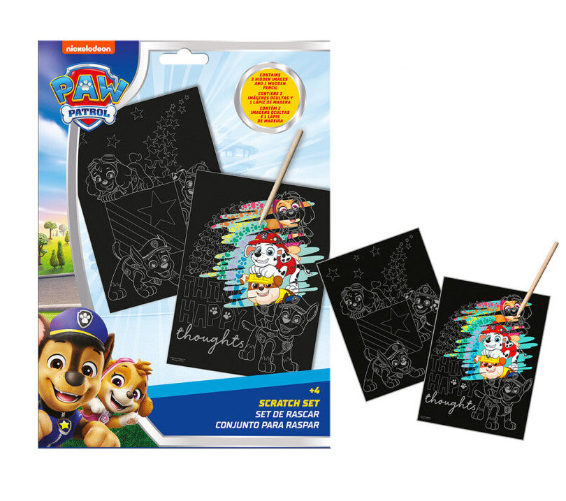 Paw Patrol Happy Thoughts Kratzen Kunstset