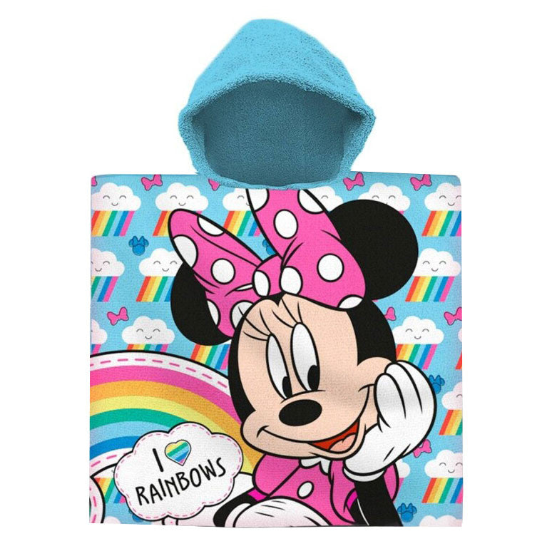 Disney Minnie  Rainbows Strandtuch Poncho 60x120 cm