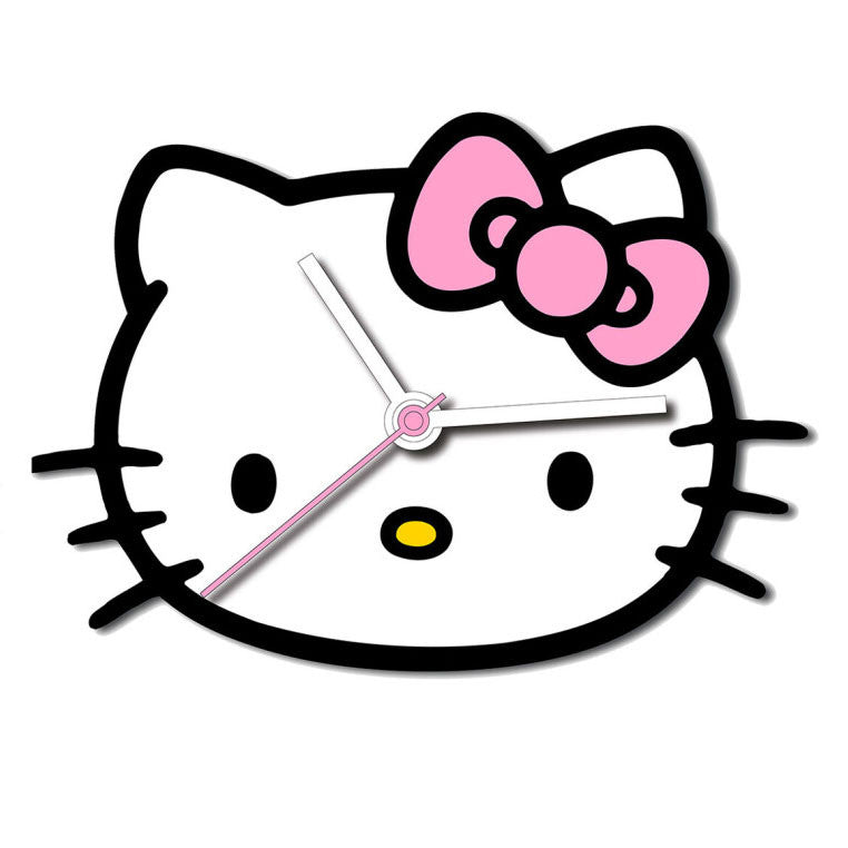 Hello Kitty Bow XL Wanduhr 50 cm