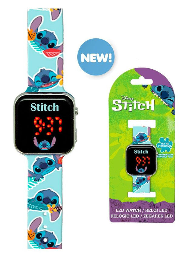 Disney Lilo und Stitch Magical Blue digitale LED-Uhr