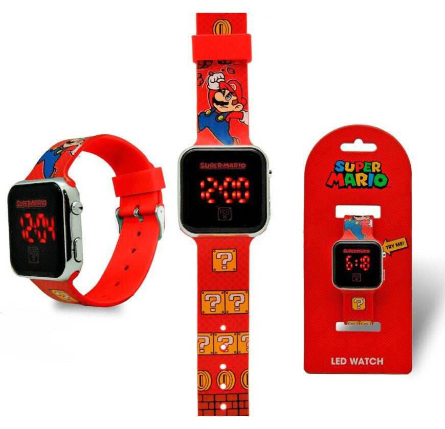 Super Mario Victory Red digitale LED-Uhr