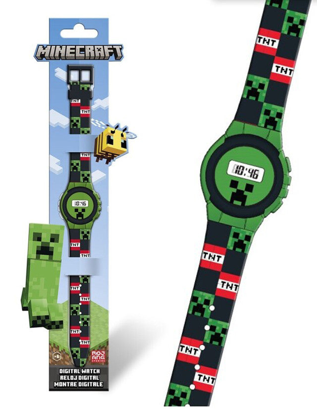 Minecraft TNT digitale Armbanduhr