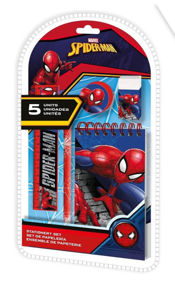 Spiderman Wall Schreibwarenset 5-teilig