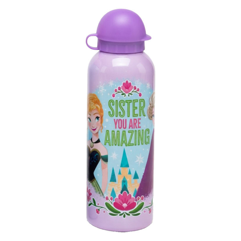 Disney Eiskönigin Amazing Sister Aluminiumflasche mit Trinkverschluss 500 ml