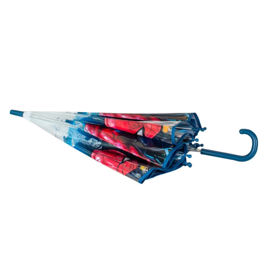 Spiderman City Saver kinder transparenter Regenschirm ∅70 cm