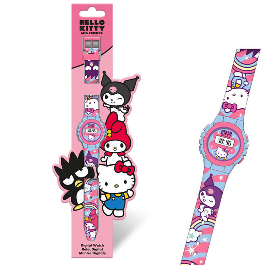 Hello Kitty Friends digitale Armbanduhr