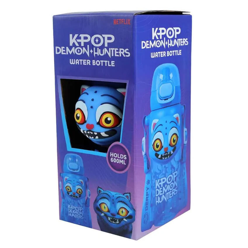 K-pop Demon Hunters Derpy 3D Kunststoffflasche mit Karabiner 600 ml