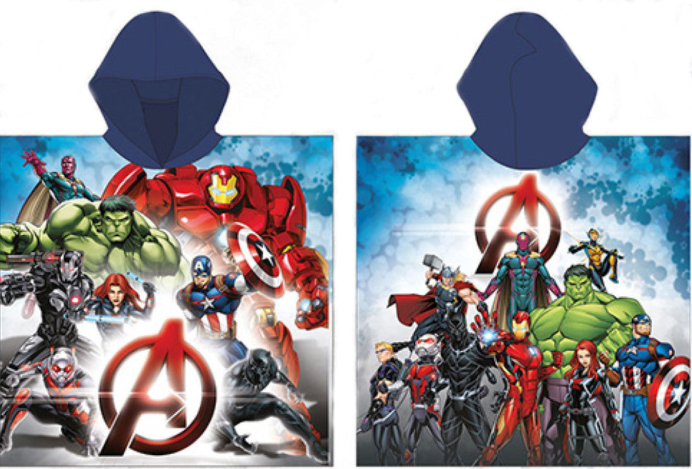 Avengers Heroes Strandtuch Poncho 55x110 cm (Fast Dry)