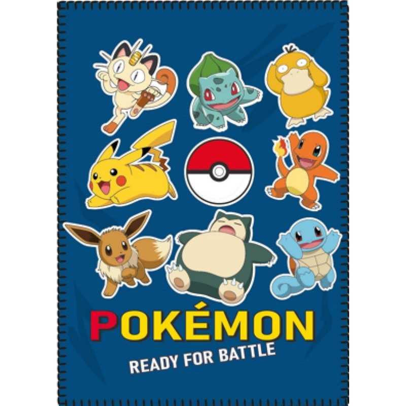 Pokémon Ready for Bottle Fleecedecke 100x140cm