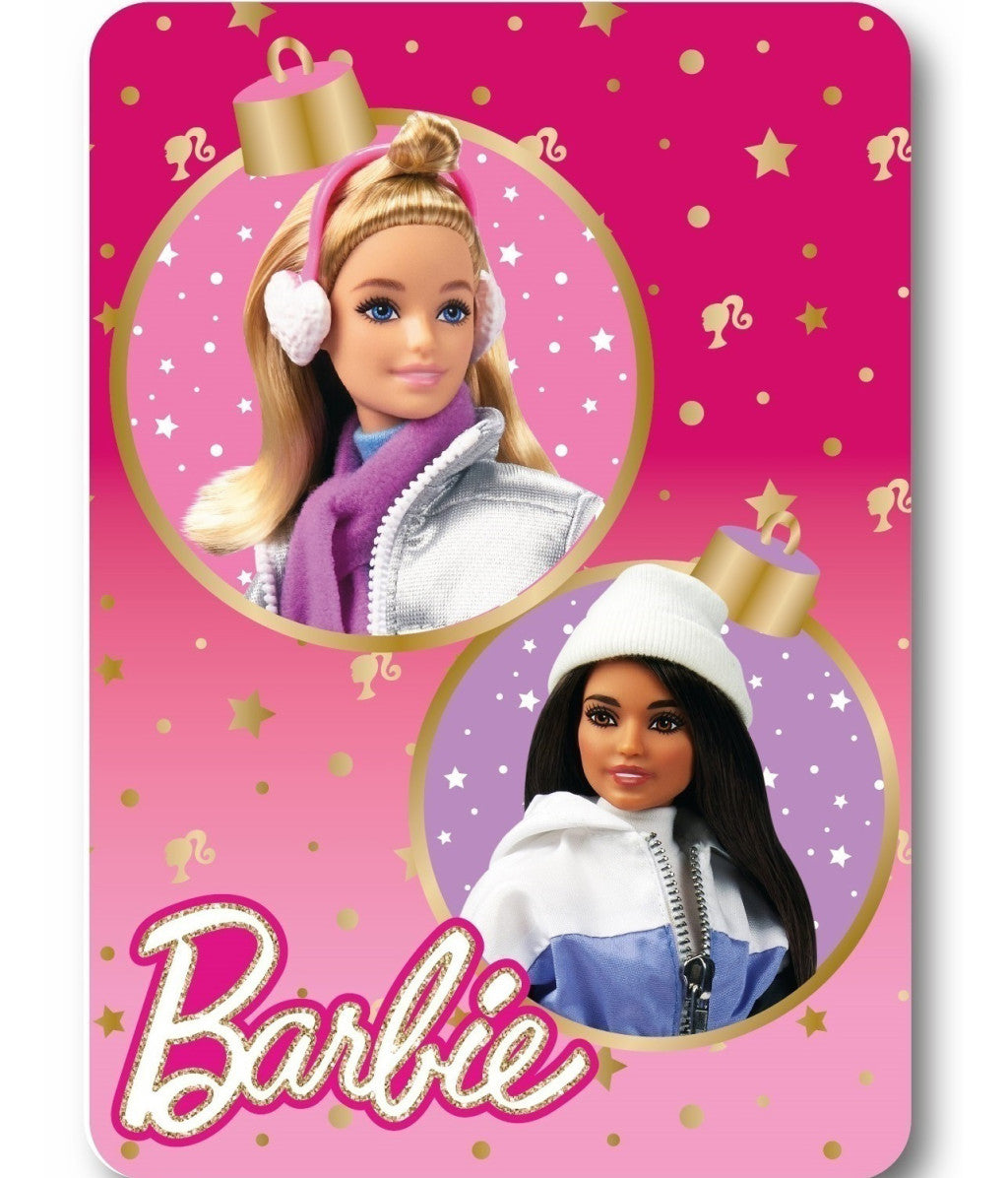 Barbie Winter Weihnachten Polar Decke 100x140cm