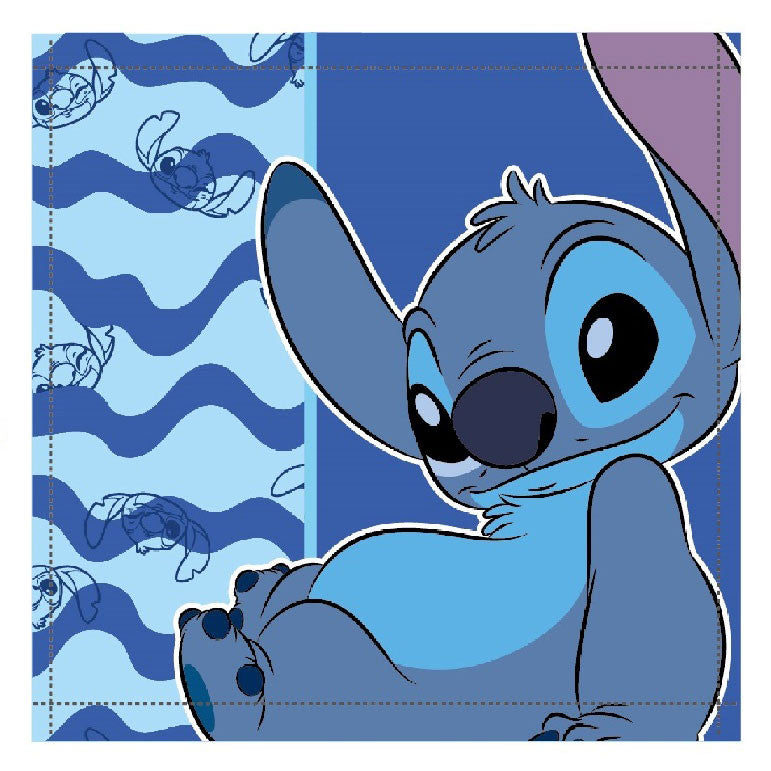 Disney Lilo und Stitch Ocean Waves Hand- und Gesichtstuch 30x30cm