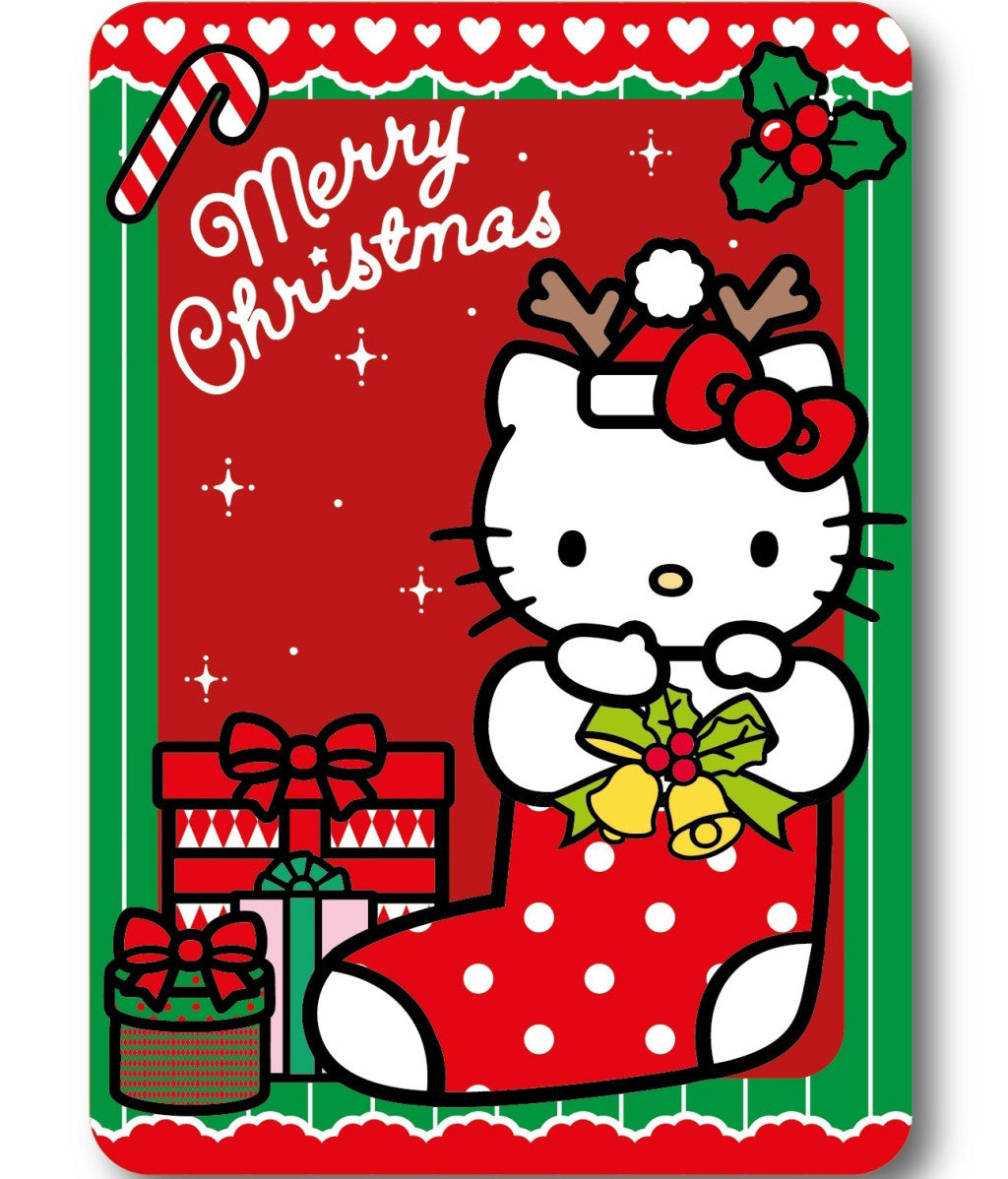 Hello Kitty Holiday Cheer Weihnachts Polar Fleece Decke 100x140cm