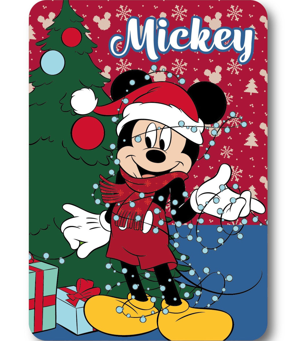 Disney Mickey  Lights Weihnachtspolar-Decke 100x140cm