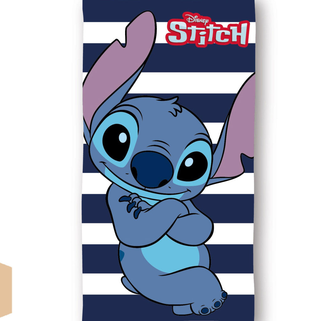 Disney Lilo und Stitch Cool Stripe Badehandtuch, Strandtuch 70x140cm (Fast Dry)