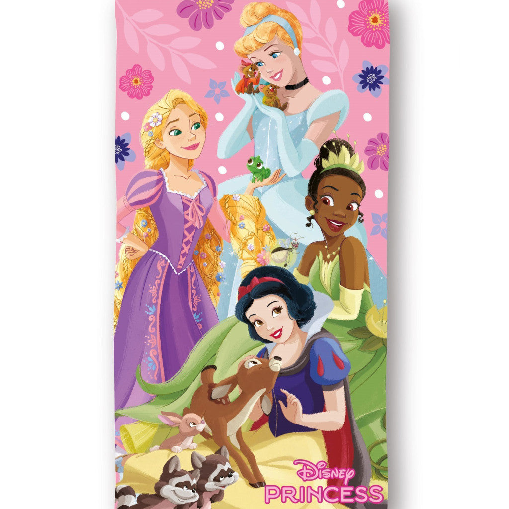Disney Prinzessin Sparkle Kingdom Badehandtuch, Strandtuch 70x140cm (Schnelltrocknend)