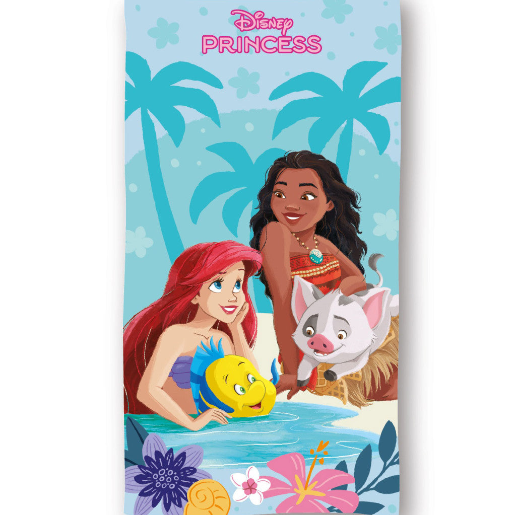 Disney Prinzessin Beachside Badetuch, Strandtuch 70x140cm (Fast Dry)