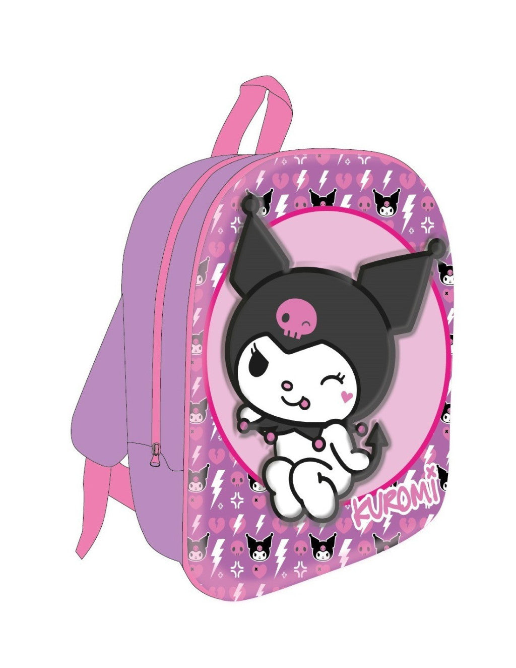 Hello Kitty Rebel Heart 3D Rucksack, Tasche 30 cm