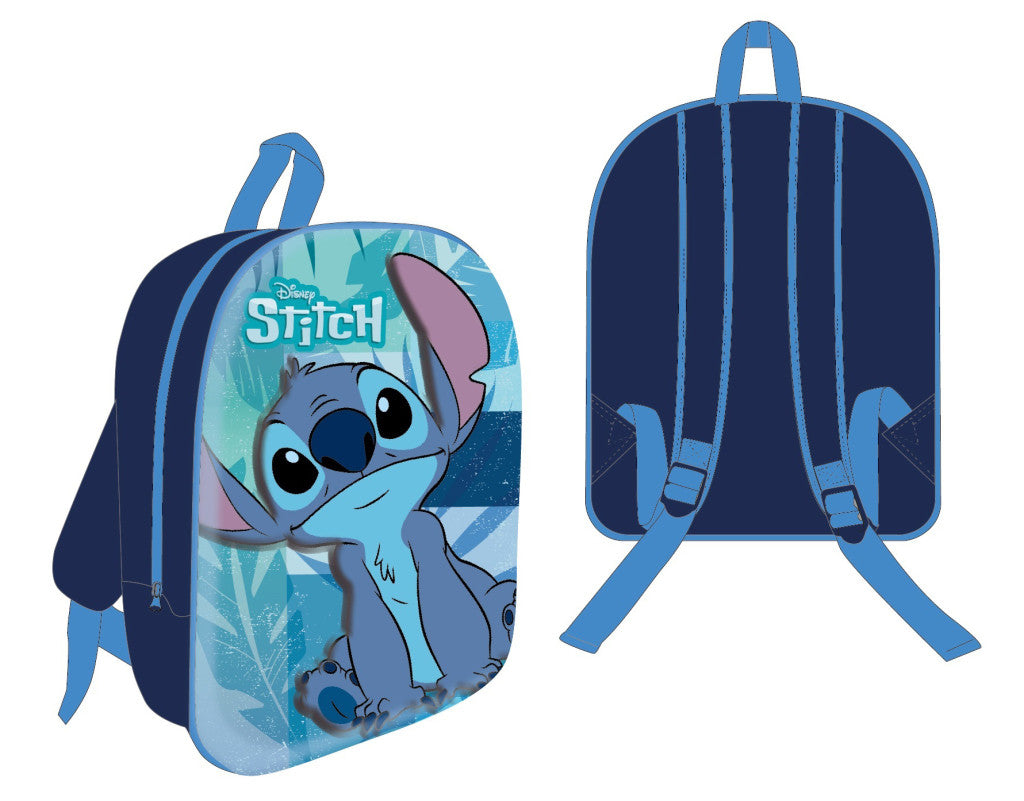 Disney Lilo und Stitch Blue Vibes 3D Rucksack, Tasche 30 cm