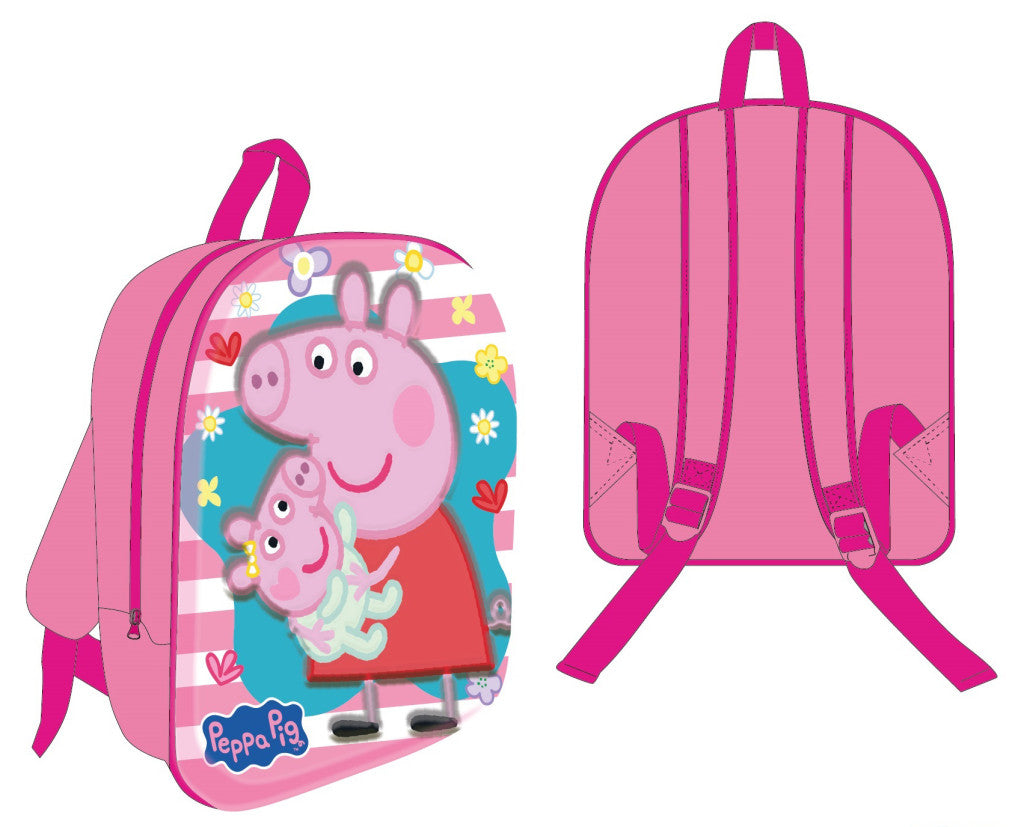 Peppa Wutz Evie 3D Rucksack, Tasche 30 cm