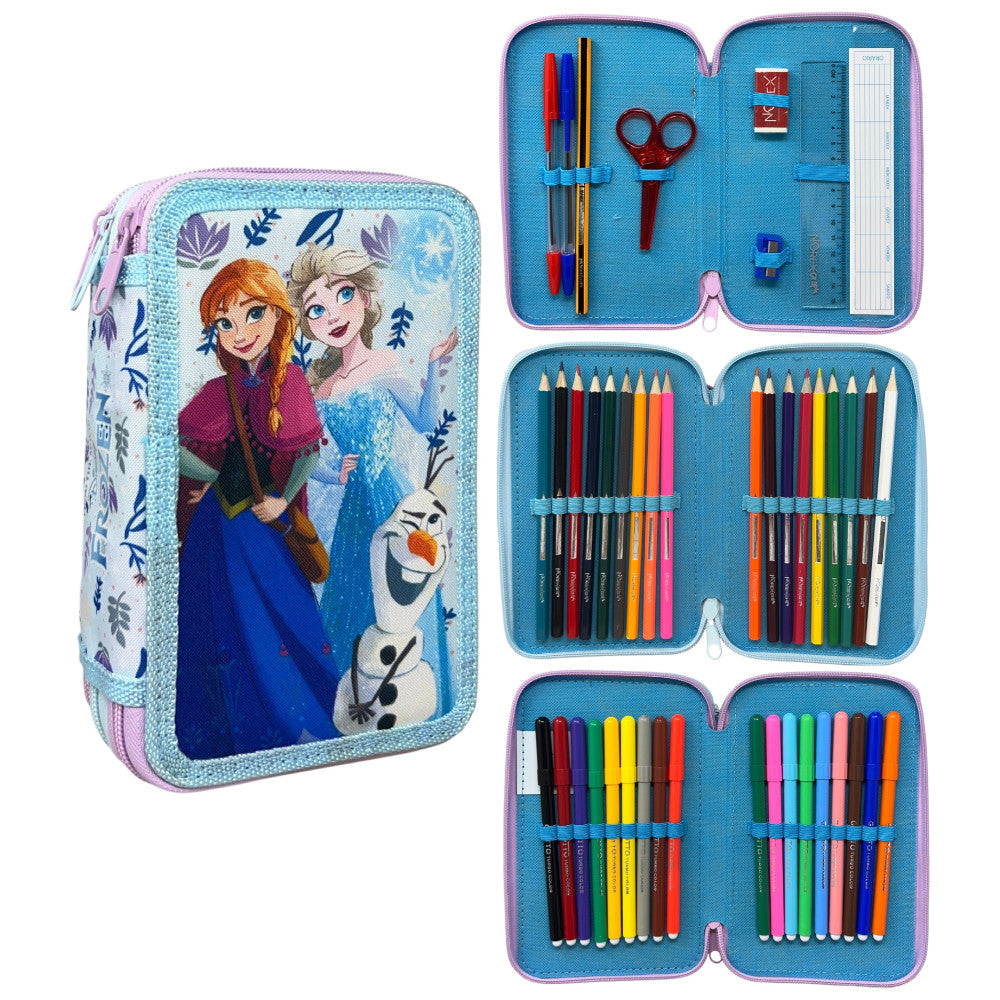 Disney Eiskönigin Fun gefülltes Mäppchen 3-stöckig