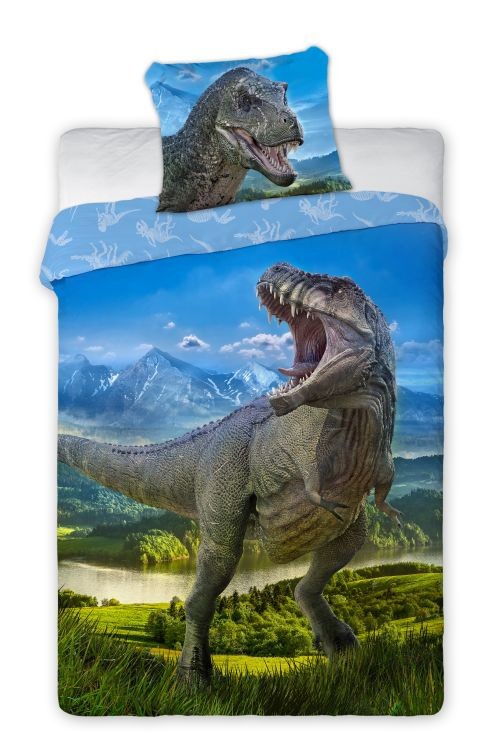 Dinosaurier T-Rex Bettwäsche-Set 140×200 cm, 70×90 cm