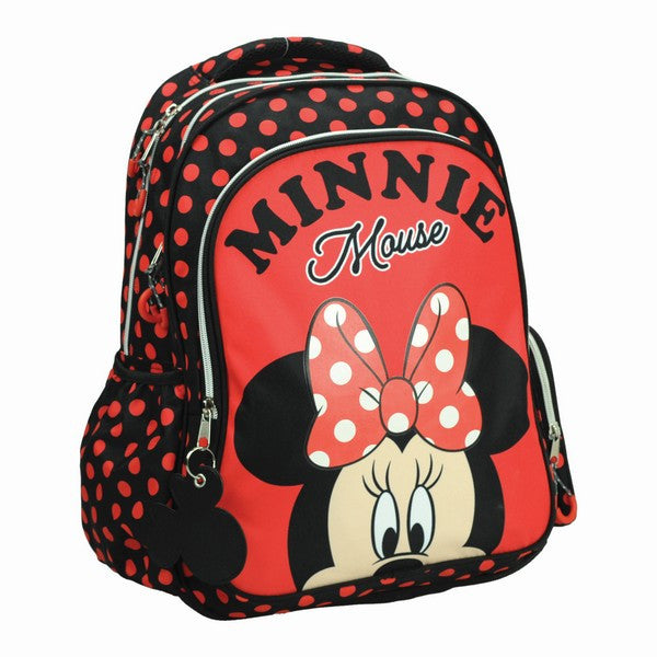 Disney Minnie  Red Dots Schultasche, Tasche 42 cm