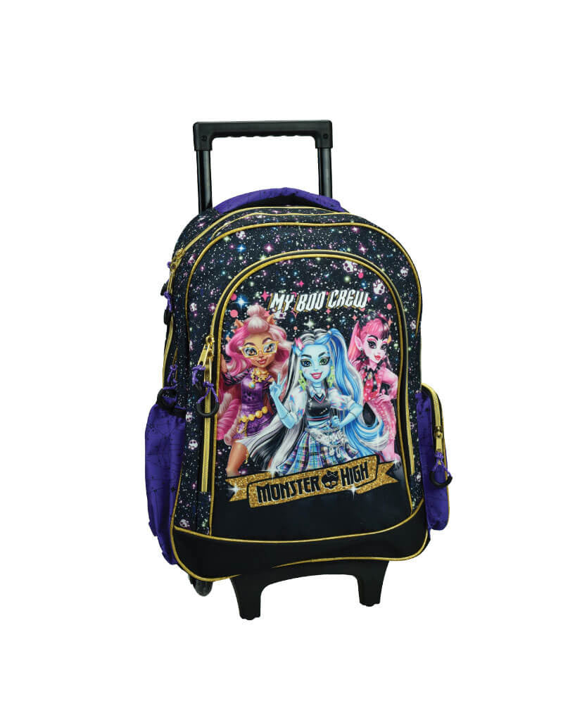 Monster High Crew Rollender Schulranzen, 46 cm