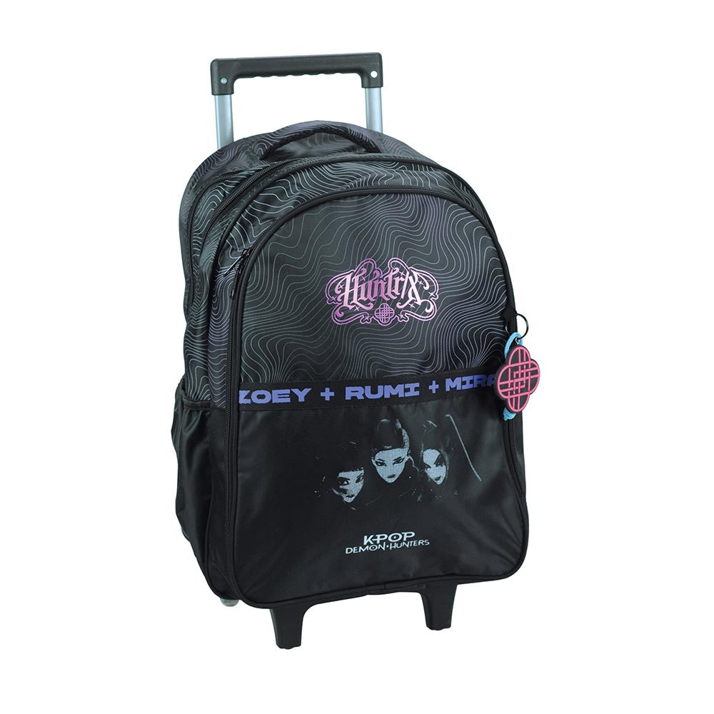 K-pop Demon Hunters Black rollbarer Schulranzen, Tasche 46 cm