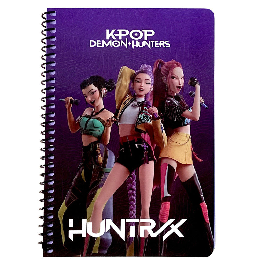 K-pop Demon Hunters Singer Trio B/5 liniertes Spiralheft 70 Blatt