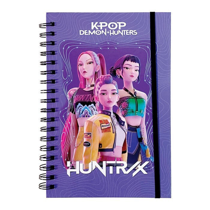 K-pop Demon Hunters Hunter X B/5 liniertes Spiralheft 70 Blatt