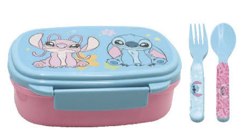 Disney Lilo und Stitch Alien 626 Sandwichbox + Besteckset